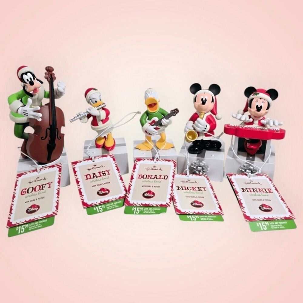 Hallmark Disney Mickey & Friends Wireless 5 piece Band Set 2013 NWT WORKS